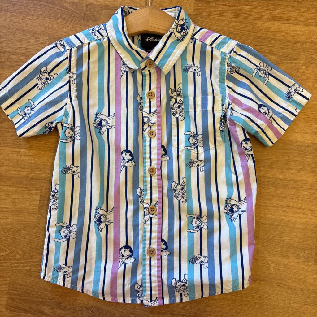 Disney Lilo & Stitch SS Button Up 4T