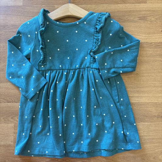 Cat Jack Dot LS Dress 18m