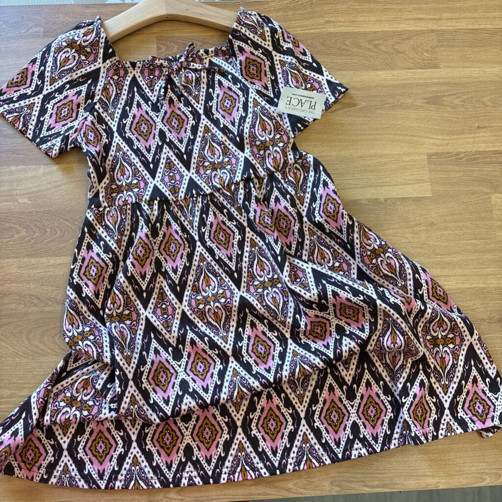 NWT Children's Place Diamond SS Dress 7/8