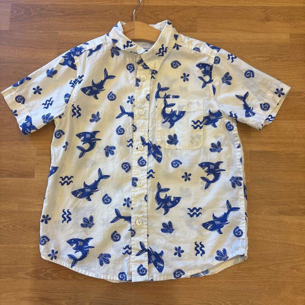 Old Navy Shark SS Button Up 5
