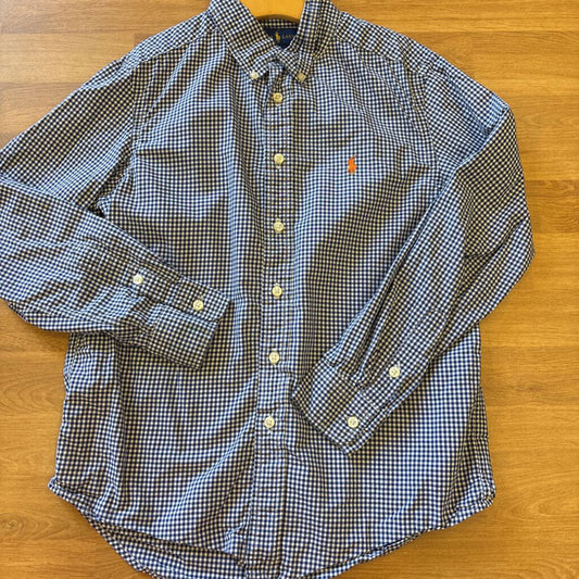 Ralph Lauren Checkered LS Button Up 10/12