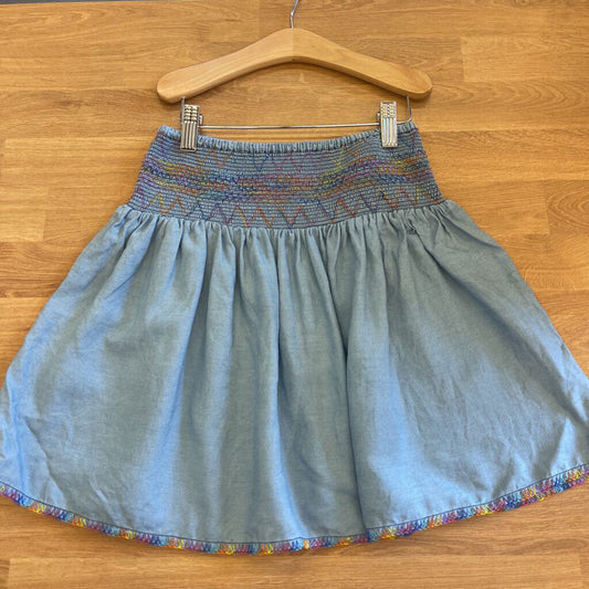 Peek Chambray Skirt - 10
