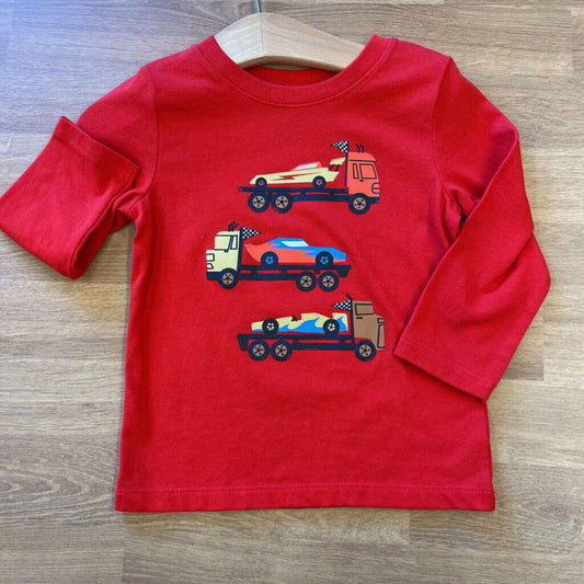 Cat & Jack Truck LS Tee - 18m
