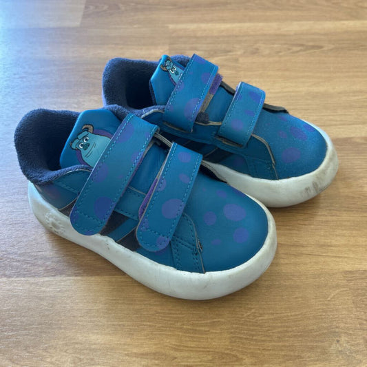 Adidas Bubble Comfy Monsters Inc Blue Sneakers - 8