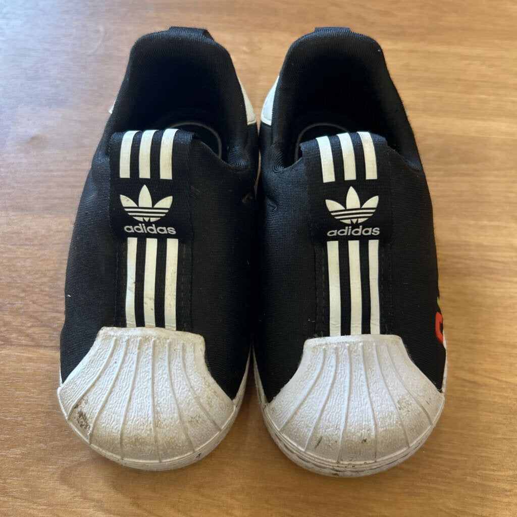 Adidas Black Superstar Sneakers (wear) - 6