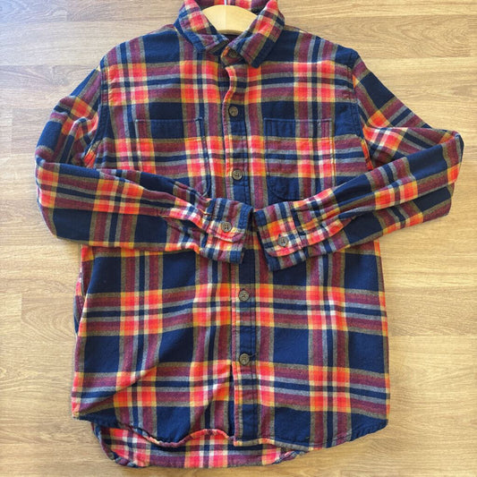 Gap Kids Flannel LS Button Up - 8
