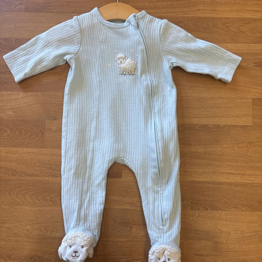 Little Me Sheep Zip Sleeper - 6m