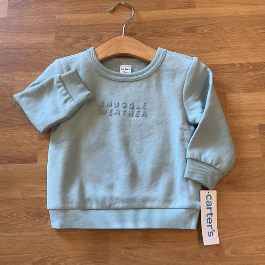 NWT Carter's Snuggle Crewneck - 12m