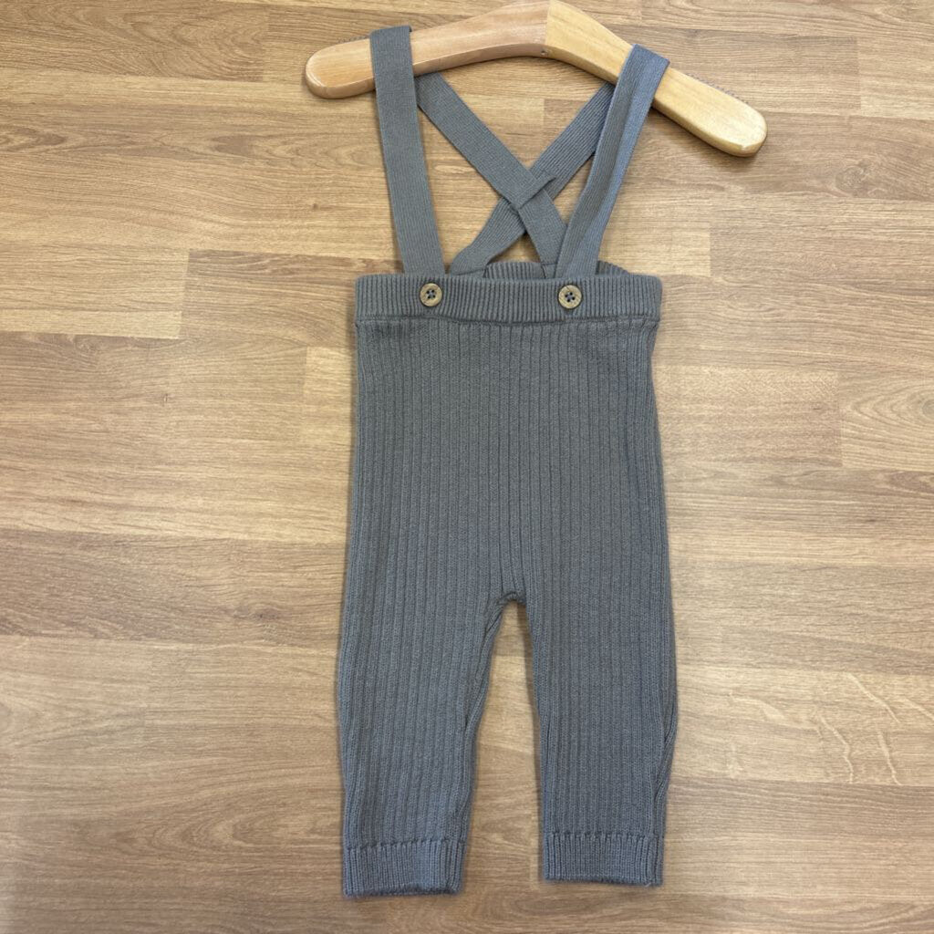 Carter's Knit Suspender Pants - 6m