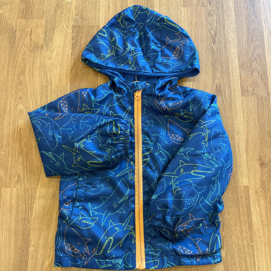 Okie Doke Shark Rain Jacket - 2T