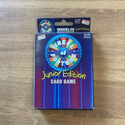 NEW Wheel Of Fortune Cards Junior Edition
