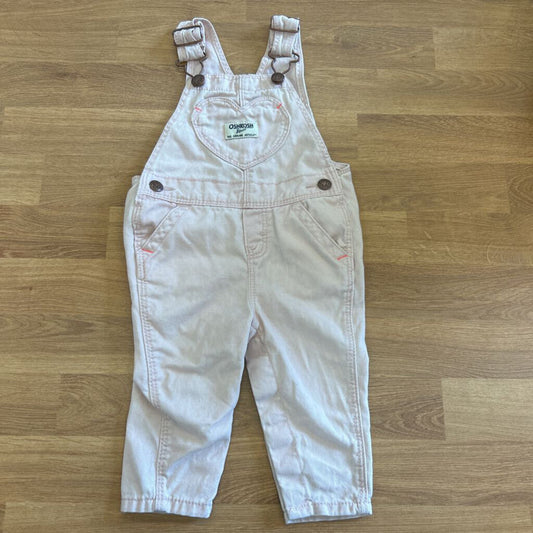 Osh Kosh Heart Overalls - 3/6m