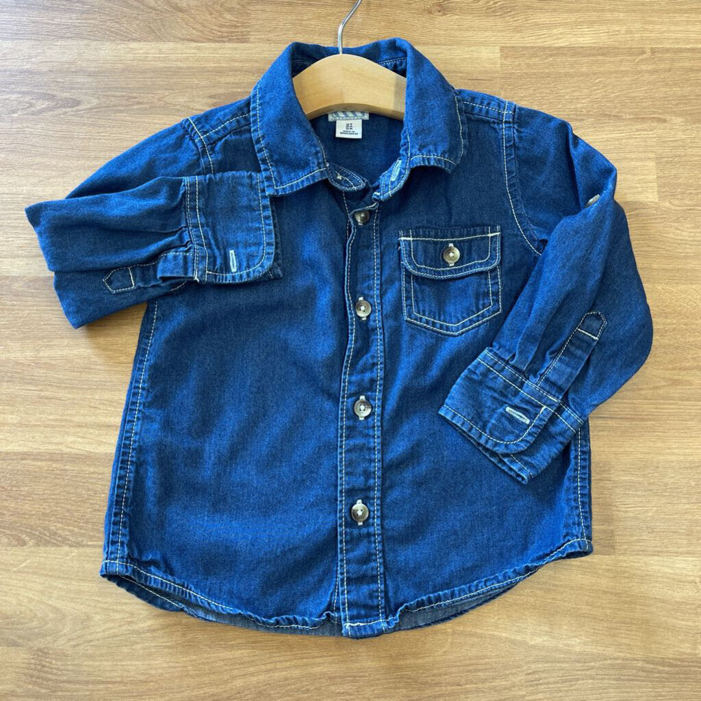 Old Navy LS Button Up - 2T