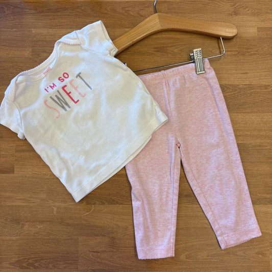 Carter's So Sweet 2pc Set - 9m