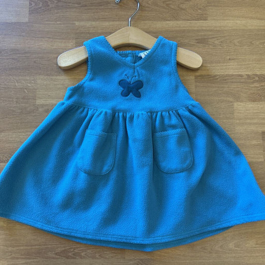 Baby Gap Butterfly Fleece Tank Dress - 6/12m
