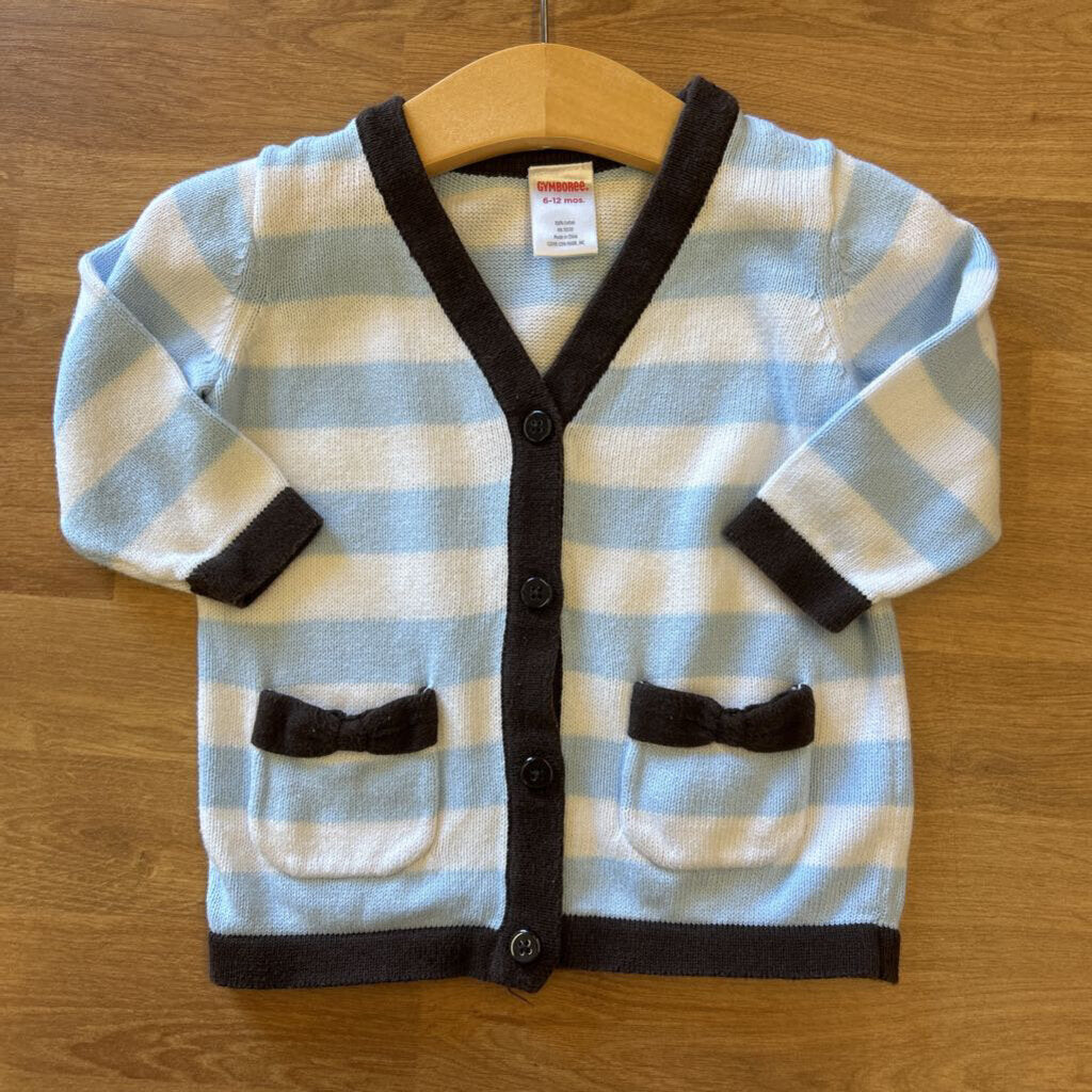 Gymboree Stripe Cardigan - 6/12m