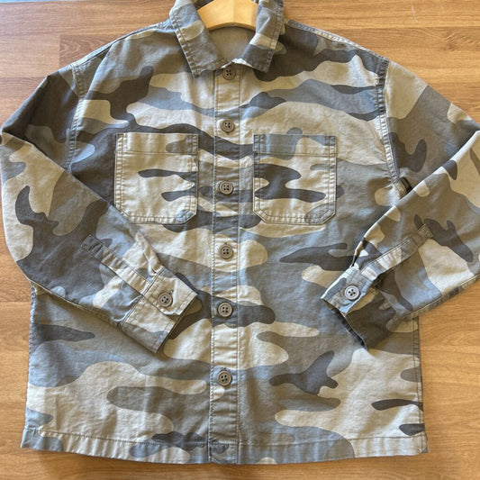 Gap Kids Camo LS Button Up - 10/12