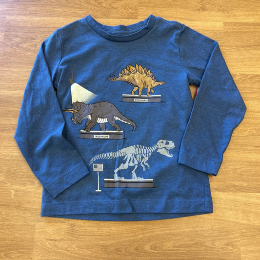 Pekkle Dino LS Tee - 4T