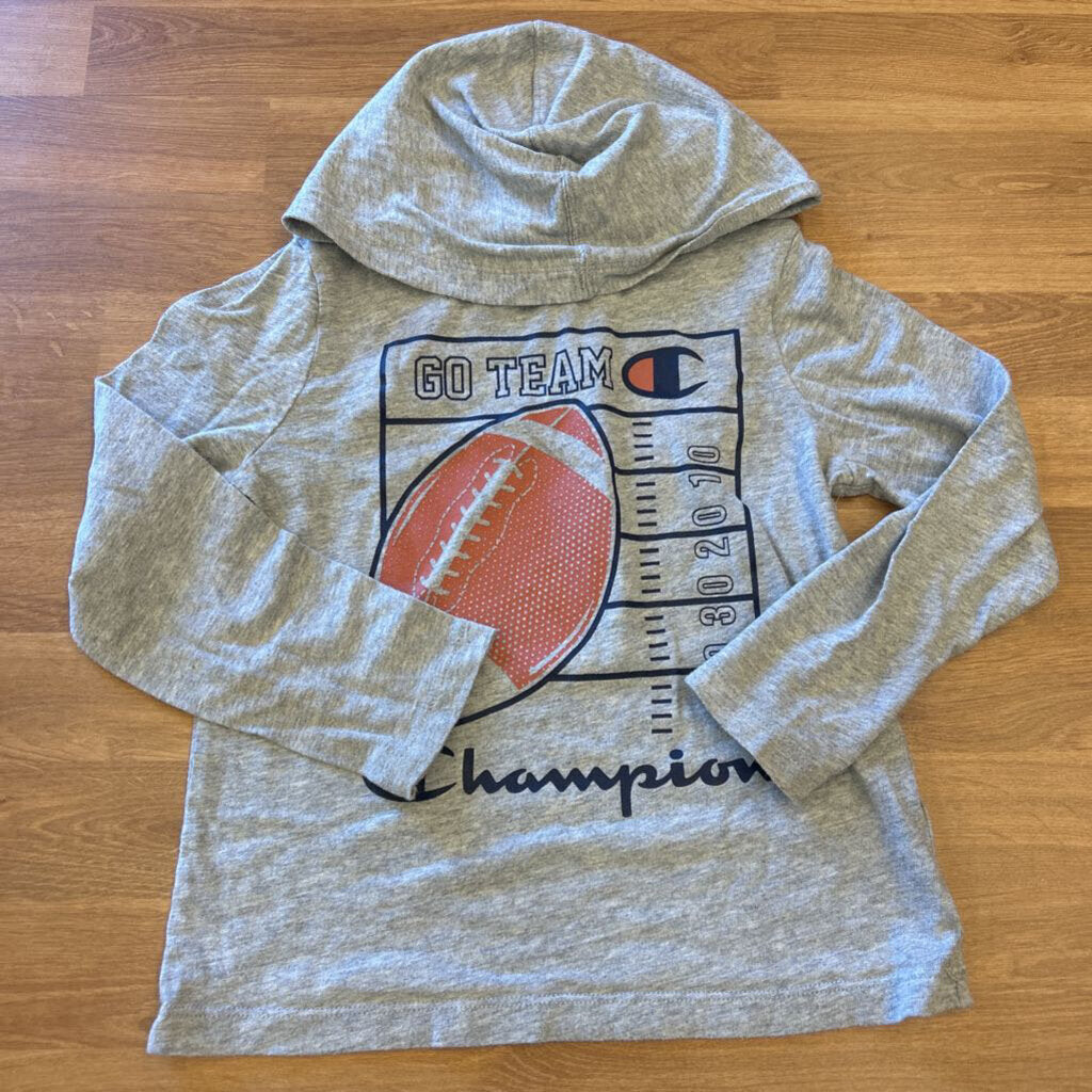 Champion Basketball LS Hoodie Tee - 6