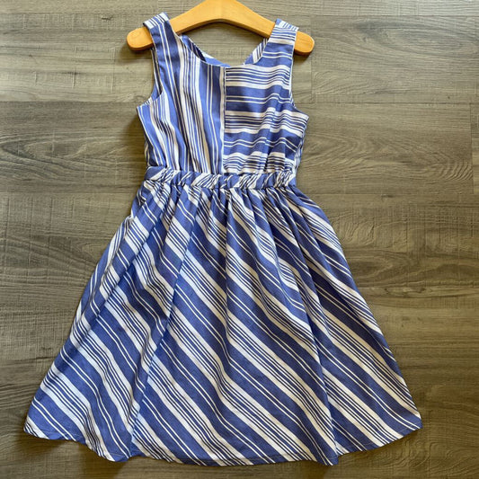 Iris & Ivy Stripe Tank Twirl Dress - 8