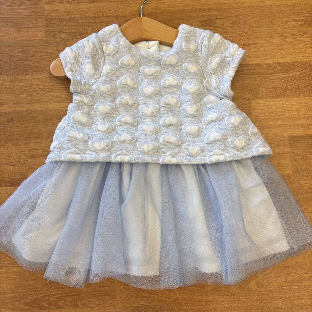 Pippa & Julie Heart SS Dress - 12m