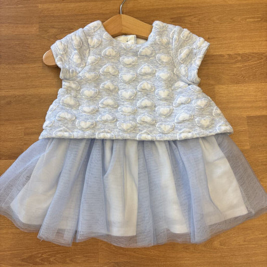Pippa & Julie Heart SS Dress - 12m