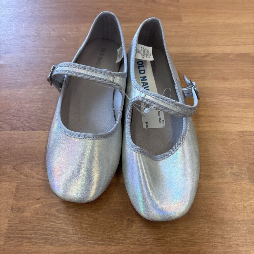 NWT Old Navy SIlver Flats - 2