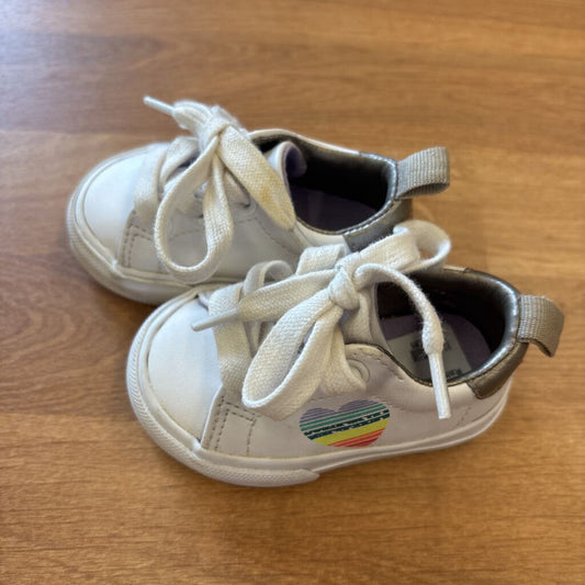 Gymboree White Rainbow Sneakers - 2