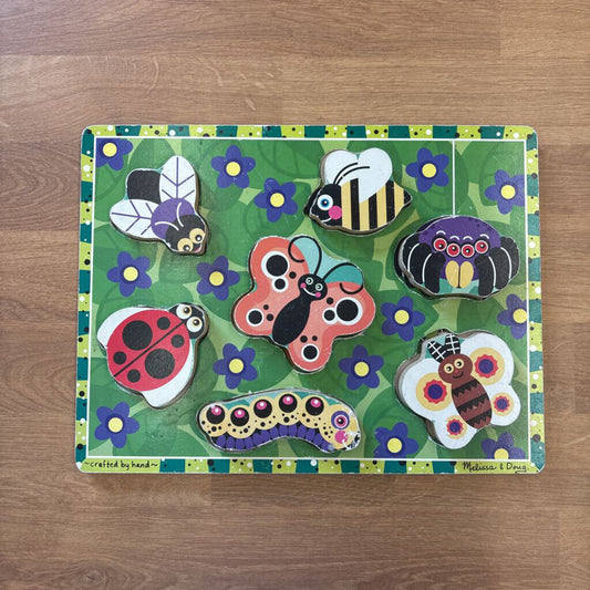 Melissa & Doug Bug Wood Puzzle (wear)