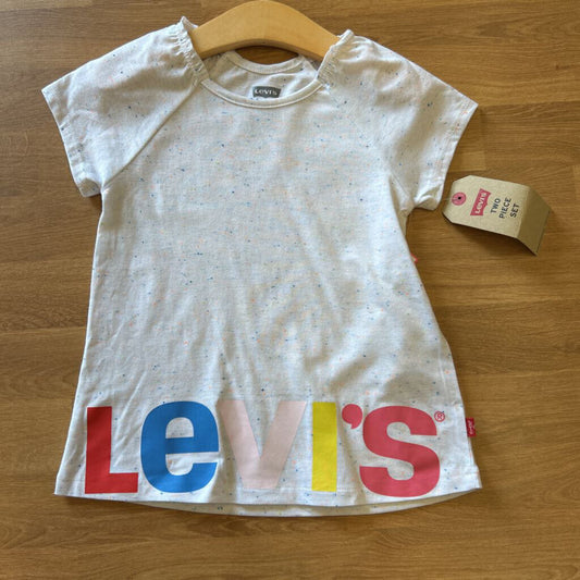NWT Levi's SS Speckle Tee - 4T