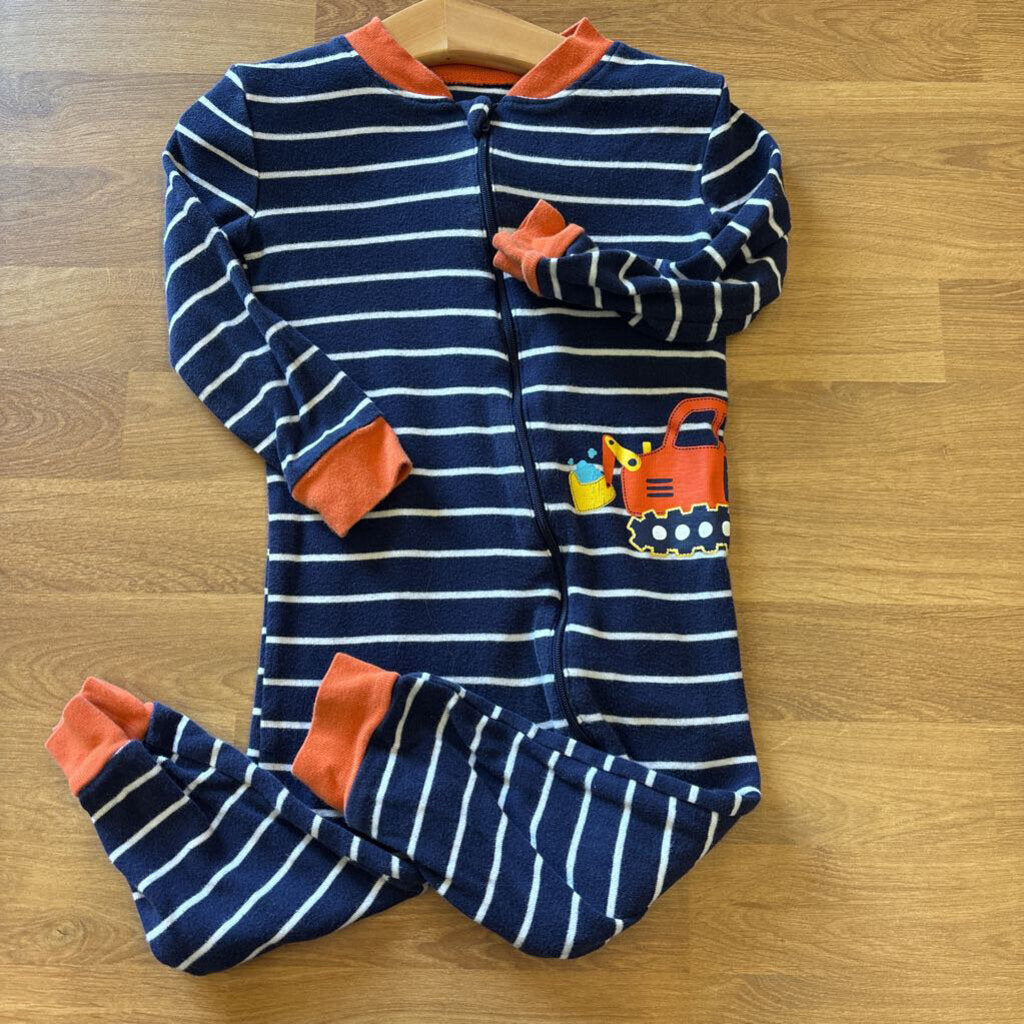 Little Me Stripe Sleeper - 3T