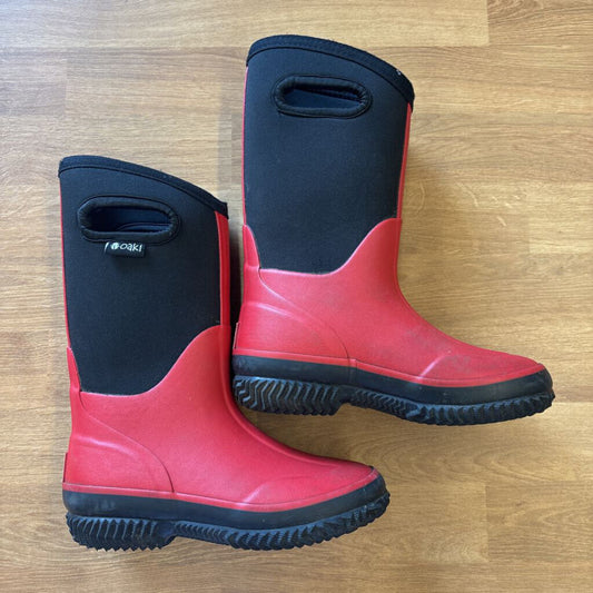 Oaki Red Rain Boots - 13