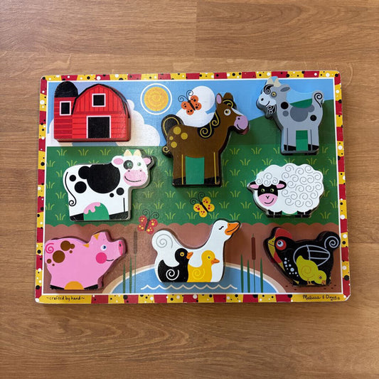 Melissa & Doug Wood Puzzle - Farm