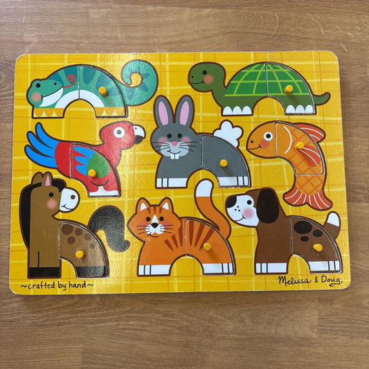 Melissa & Doug Wood Puzzle - Animals