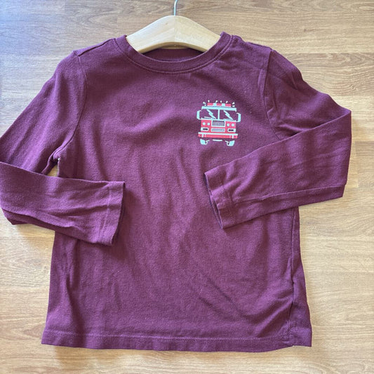 Old Navy Firetruck LS Tee - 4T