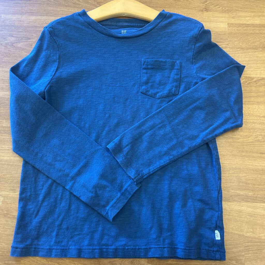 Gap Kids Pocket LS Tee - 6/7