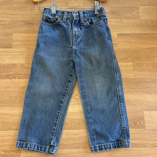 Raw Edge Denim Jeans - 2T