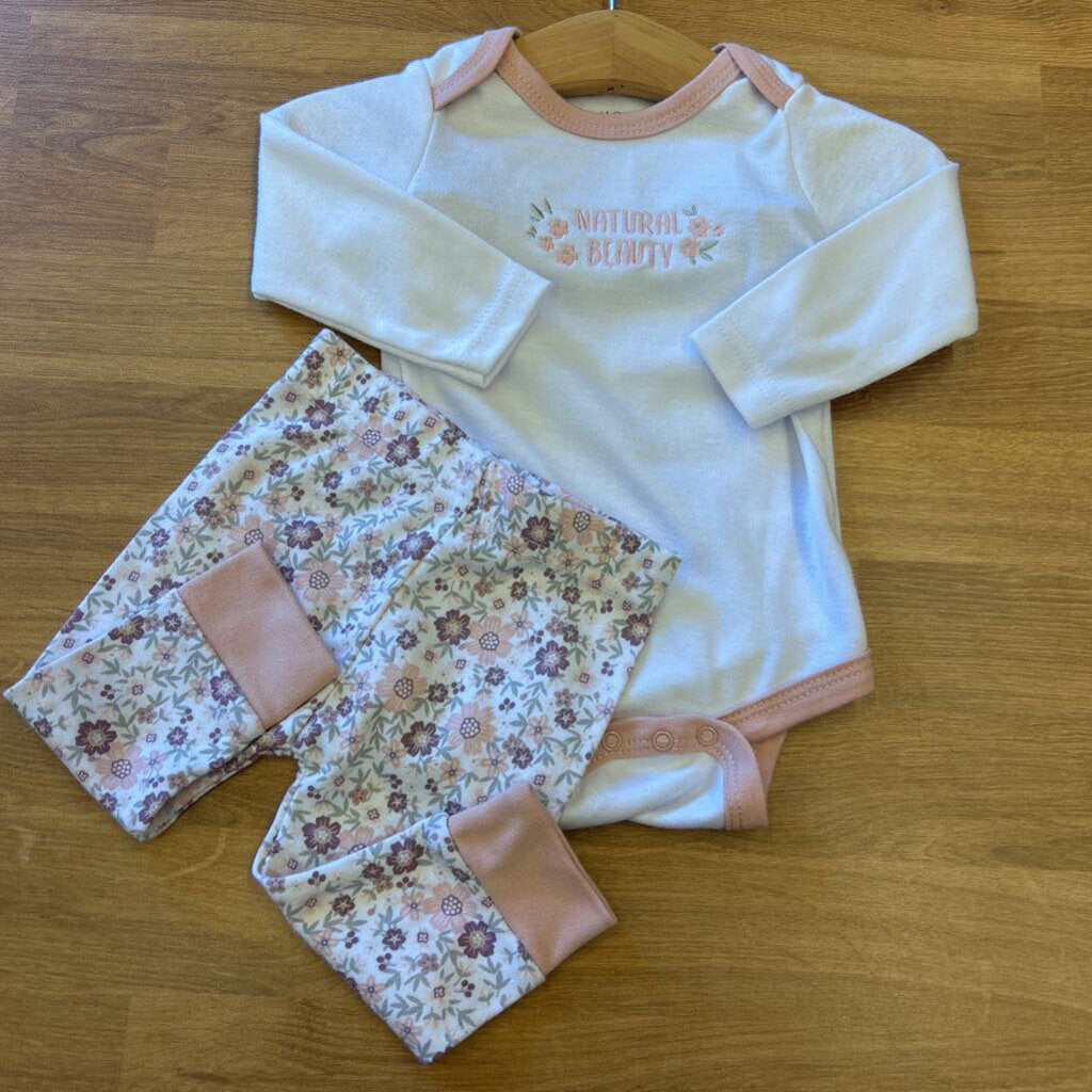 Lila & Jack Natural Beauty Two Pc Set - 3/6m