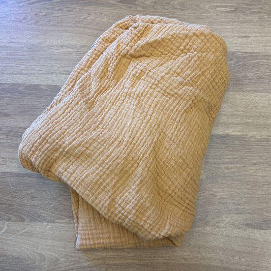 Linen Changing Pad Cover - Yellow