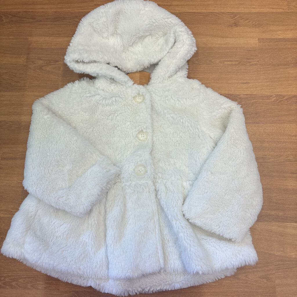 First Impressions Furry Coat - 18m