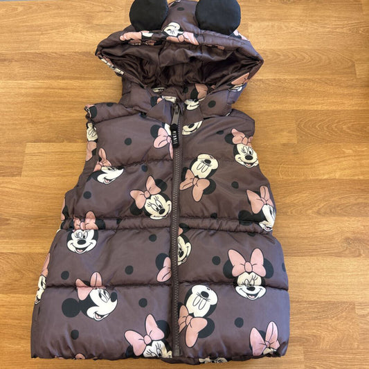 H&M Minnie Mouse Puffer Vest 18M