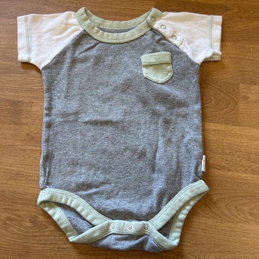 Burt's Bees SS Onesie 0/3m