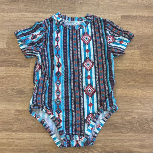 Two Fly Western SS Onesie 12/18m