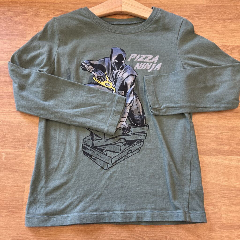 Osh Gosh Pizza Ninja LS Tee 6