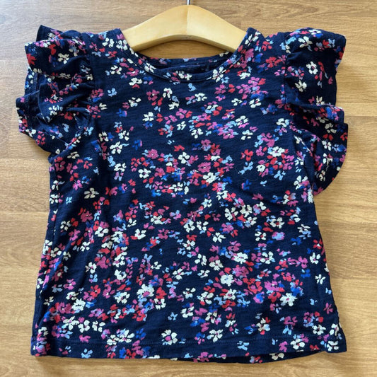 Gap Kids Flower Ruffle SS Top 6/7