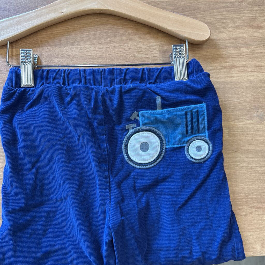 Mini Boden Tractor Linen Corduroy Pants 3/4T