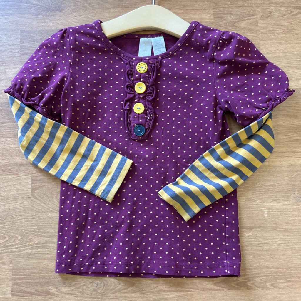 Paint By Numbers Dots Stripped LS Top 2