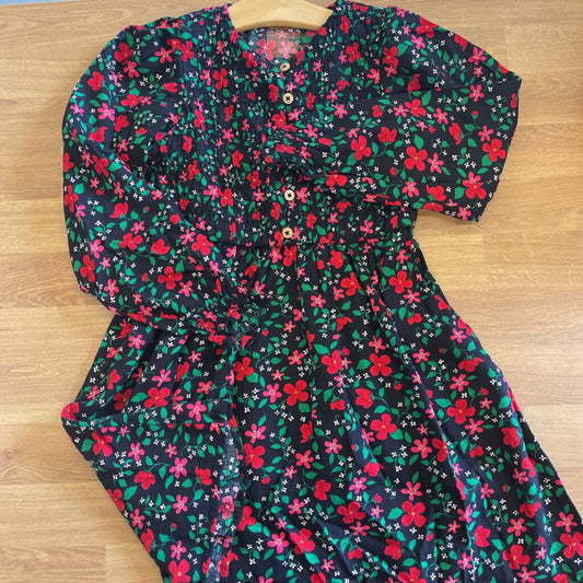 Cat Jack Flower LS Dress 8
