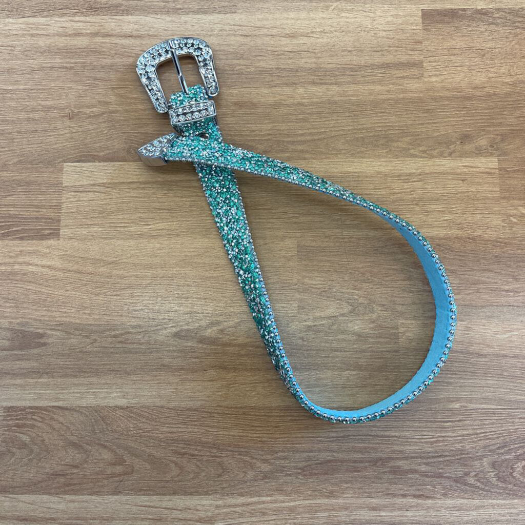 Shyanne Bling Belt Green-20