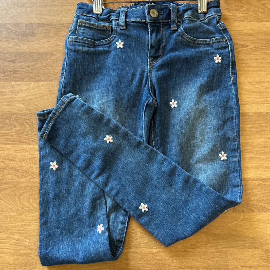 Gap Kids Flower Skinny Jeans - 8